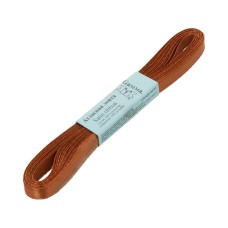 Лента атласная 6 мм ( 1/4 ")  "Gamma"   AL-6P   ФАСОВКА   10 x  5.4 м №037 св.коричневый