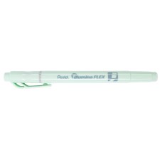 "Pentel"   Текстовыделитель двусторонний "Illumina flex"   1,0 - 3,5 мм   перо скошенное   10 шт. SLW11P-KE салатовый