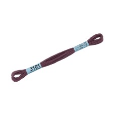 Нитки для вышивания "Gamma"    мулине  ( 3071-3172 )  100\% хлопок   24 x  8 м №3101 т.серо-сиреневый
