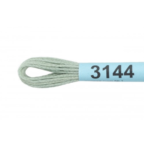 Нитки для вышивания "Gamma"    мулине  ( 3071-3172 )  100\% хлопок   24 x  8 м №3144 бл.серый