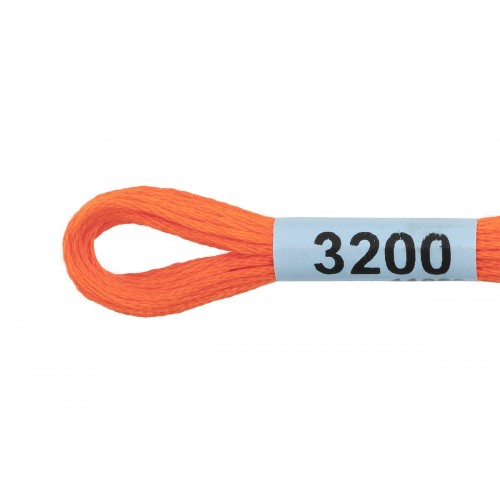 Нитки для вышивания "Gamma"    мулине  ( 3173-6115 )  100\% хлопок   24 x  8 м №3200 алый