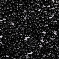 Бисер Чехия DROPS   05/0   311-11001   4.5 мм  50 г 23980 черный
