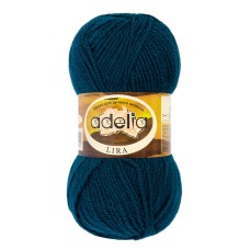Пряжа ADELIA "LIRA"   100\% акрил   10 шт. х  50 г  200 м ± 5 м №16 сине-зеленый