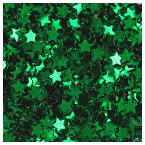 "Love2art"   Декоративные блестки "звезды"   GLI-04   3 мм  5 х  5 г  4.5 мл № 35 зеленый/green