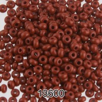 Бисер Чехия круглый 3   10/0   2.3 мм  500 г 13600 (Ф125) коричневый