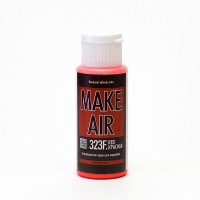 "Аква-колор"   Краски для аэрографии «MAKE AIR» флуоресцентные   60 мл К60323 красная