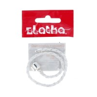 "Zlatka"   Браслет плетеный   RBL-01   21 см  5 шт  СК/Распродажа №03 белый