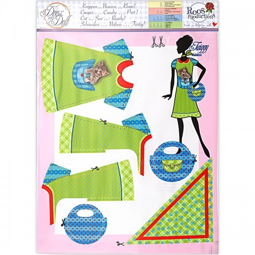 Набор для шитья "DressYourDoll"   Одежда для кукол  №2   СК/Распродажа S213-0310 Twiggy Kitten