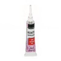 Краска акриловая "Love2art"   контур   CLI-20   20 мл 09 красный