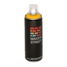 "MAKERSTREET"   Эмаль для граффити и декоративно-оформительских работ   MS400   400 мл 104 Кадмий желтый
