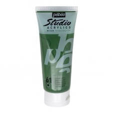 Краска акриловая "PEBEO"   Studio Acrylics   100 мл 831-061 зеленая земля
