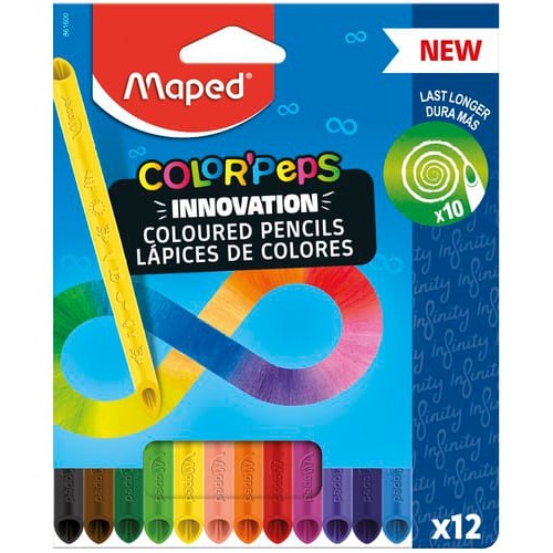 "Maped"   Карандаши цветные COLOR'PEPS INFINITY   заточенный   12 цв. 861600