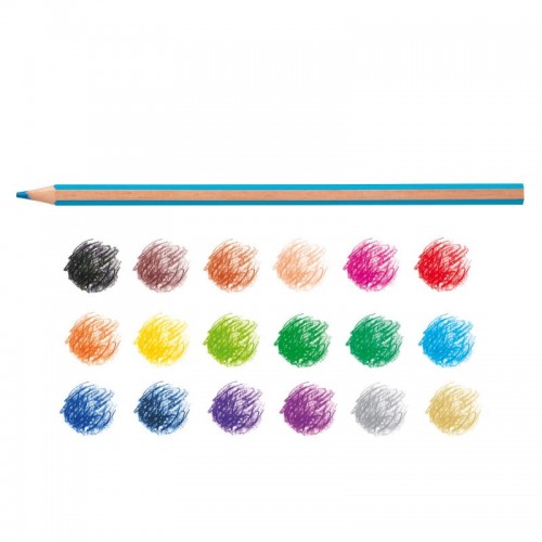 "Carioca"   Supercolor   Карандаши цветные деревянные   заточенный   18 цв. 43392