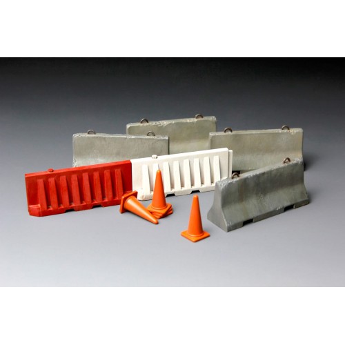 "MENG"   SPS-012   "барьеры" CONCRETE & PLASTIC BARRIER SET 1/35