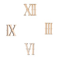 Заготовка для декорирования "Mr. Carving"   ВД-066   цифры "Римские"   фанера   0.3 см  4 шт .