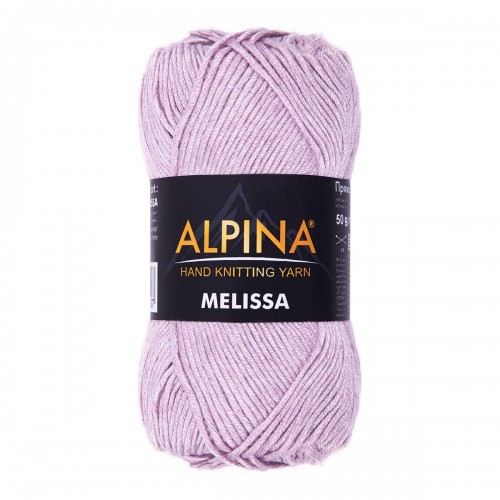 Пряжа ALPINA "MELISSA"   95\% вискоза, 5\% кашемир   10 шт. х  50 г  125 м ± 6 м №12 св.бирюзовый
