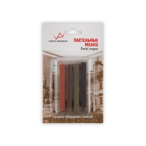 "VISTA-ARTISTA"   Пастельные мелки   VAAC   4 шт. 04 - черный/black