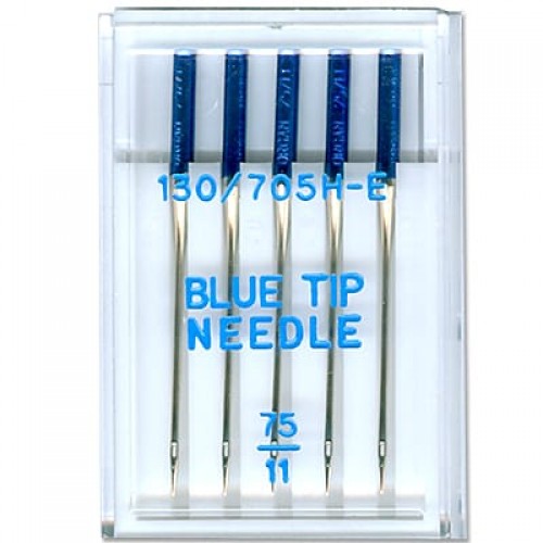 Иглы для быт. шв. машин "ORGAN"   blue tip janome   5 шт  в пенале 5507075 №75