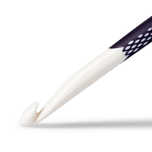 Для вязания "PRYM"   218493   крючок для вязания Ergonomics   пластик  d 12 мм  18 см  в картонной упаковке темно-фиолетовый