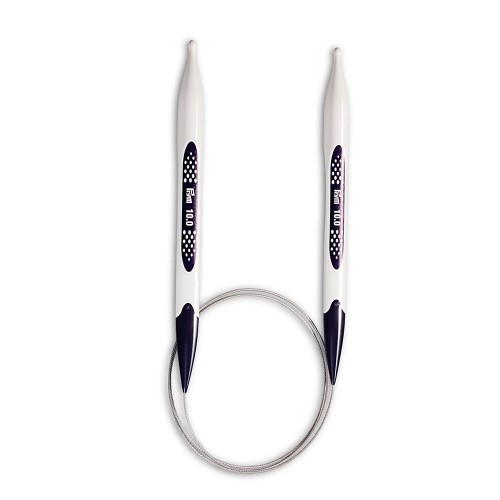 Спицы  PRYM 215813   круговые Ergonomics   пластик  d 10.0 мм  80 см  1 шт  СК/Распродажа .