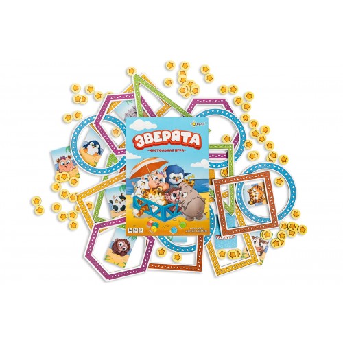 Игра настольная "Эврикус"   "Зверята"   BG-17073 .