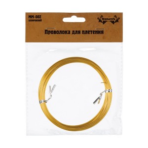 "Промысел"   Проволока для плетения   алюминий   MM-002  d 1 мм  10 м ± 0.5 м №10 черный