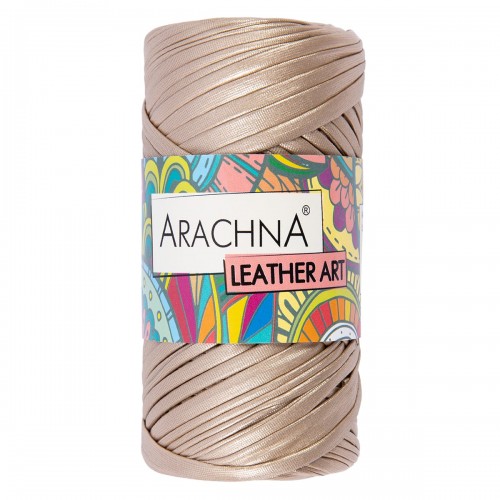 Пряжа ARACHNA "LEATHER ART"   100\% полиэстер   4 шт. х  160 г ± 10 г  50 м №05 т.синий