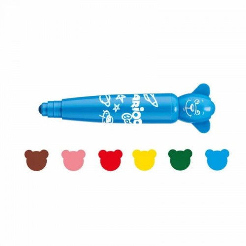 "Carioca"   Baby   Фломастеры Teddy Marker    6 цв  6 шт ассорти 42815