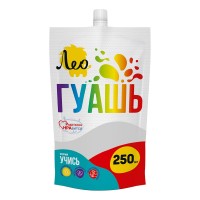 Краска гуашь "Лео"   "Учись"   группа 4   LGD-250   250 мл 102 белая/ white