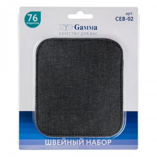 Набор для шитья "Gamma"   CEB-02   11 см х 12 см х 2.5 см в пенале