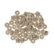 Кнопка "Micron"   POM-12 FL   Кнопки пластиковые   пластик  d 12 мм  15 шт. № 014 серый