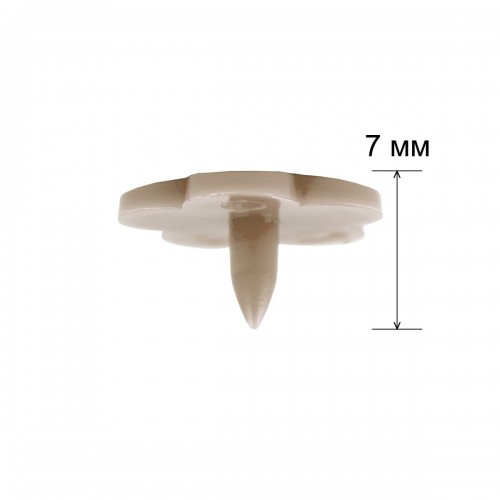 Кнопка "Micron"   POM-12 FL   Кнопки пластиковые   пластик  d 12 мм  15 шт. № 014 серый