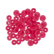 Кнопка "Micron"   POM-12/500   Кнопки пластиковые   пластик  d 12 мм  500 шт. № 010 ярко розовый