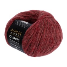 Пряжа ALPINA "ICE DROPS"   58\% альпака, 14\% шерсть, 28\% полиамид   10 шт. х  50 г  150 м ± 5 м №13 терракотовый