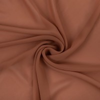 Ткань PC-02   Poly Chiffon   ФАСОВКА   84 г/кв.м ± 5 г/кв.м  150 х  147 см ± 5 см  100\% полиэстер №24 медный