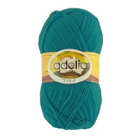 Пряжа ADELIA "TINA"   100\% акрил   5 шт. х  100 г  308 м ± 10 м №059 морская волна
