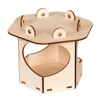 Заготовка для декорирования "Mr. Carving"   КЛ-09   Кормушка   фанера   15.5  х 17 х  11.5 см .