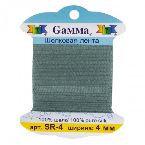 "Gamma"   шелковая   SR-4   ФАСОВКА   0.2 -  4 мм  9.1 м ± 0.5 м №223 серо- зеленый