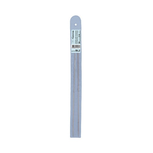 Спицы  GAMMA прямые   BL2   бамбук  d 2.0 мм  35 см - 36 см  2 шт .