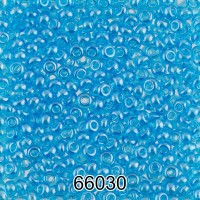 Бисер Чехия круглый 1   10/0   2.3 мм  500 г 66030 (Ф289) голубой