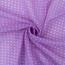 Ткань PC-05   Chiffon   68 г/кв.м ± 5 г/кв.м  147 см ± 2 см  100\% полиэстер №10 сиреневый/белый