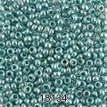 Бисер Чехия круглый 6 10/0 2.3 мм 500 г 18134 (Ф442) т.зеленый/металлик