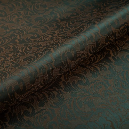 Ткань подкладочная "Gamma"   Taffeta с рисунком   JTR   52\% полиэстер, 48\% вискоза   145 см ± 2 см №119 коричнево-зеленый