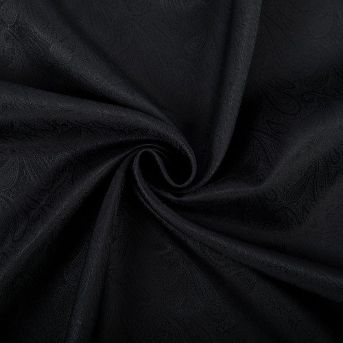Ткань подкладочная "Gamma"   Taffeta с рисунком   JTR   52\% полиэстер, 48\% вискоза   145 см ± 2 см №120 т.синий (огурцы)