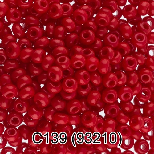 Бисер Чехия "GAMMA" круглый 3   10/0   2.3 мм  50 г  1-й сорт C139 бордовый ( 93210 )