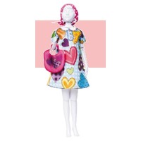 Набор для шитья "DressYourDoll"   Одежда для кукол  №2   СК/Распродажа S212-0307 Twiggy Hearts