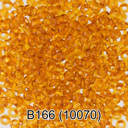 Бисер Чехия "GAMMA" круглый 2   10/0   2.3 мм  50 г  1-й сорт B166 янтарный ( 10070 )