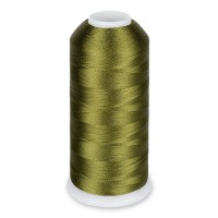 Нитки для вышивания "Gamma"   V120/2   100\% вискоза   5000 я  4570 м №3261 т.оливковый