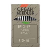 Иглы для пром. шв. машин "ORGAN"   DP*17   10 шт. №110