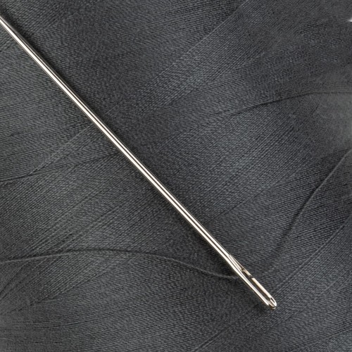 Швейные нитки (полиэстер) 40/2   "Nitka"  ( 301-400 )  4570 м №344 серый